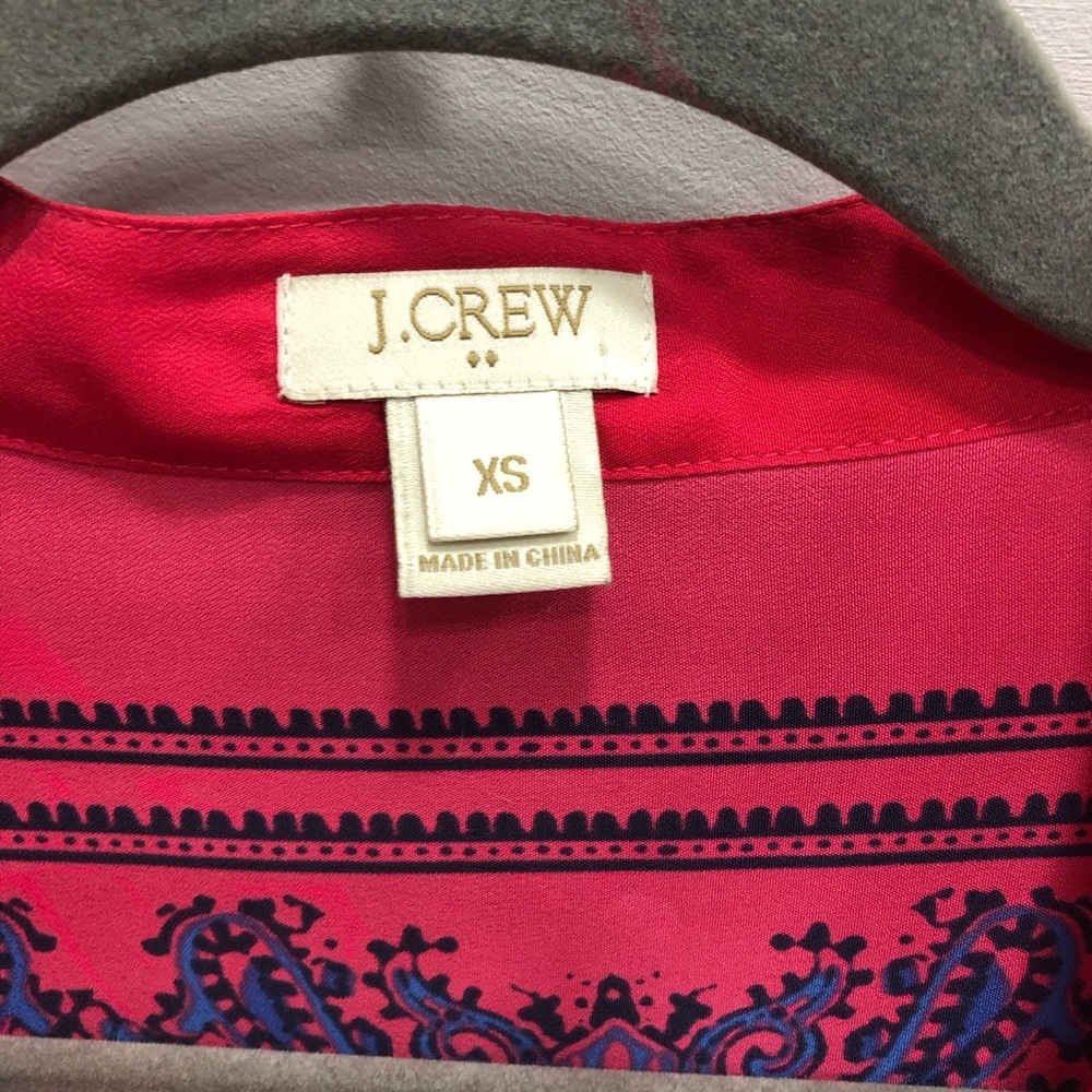 J. Crew Patterned Blouse - image 3